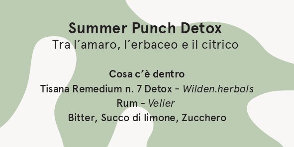 Summer Punch Detox, un cocktail botanico per la tua estate Summer Punch Detox, un cocktail botanico per la tua estate
