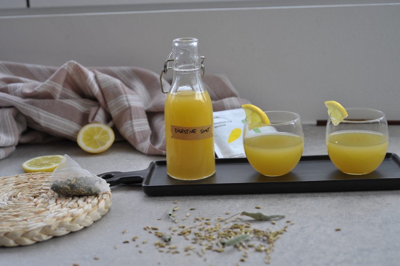 Shot di benessere + tisana Remedium n.3 - Digestive