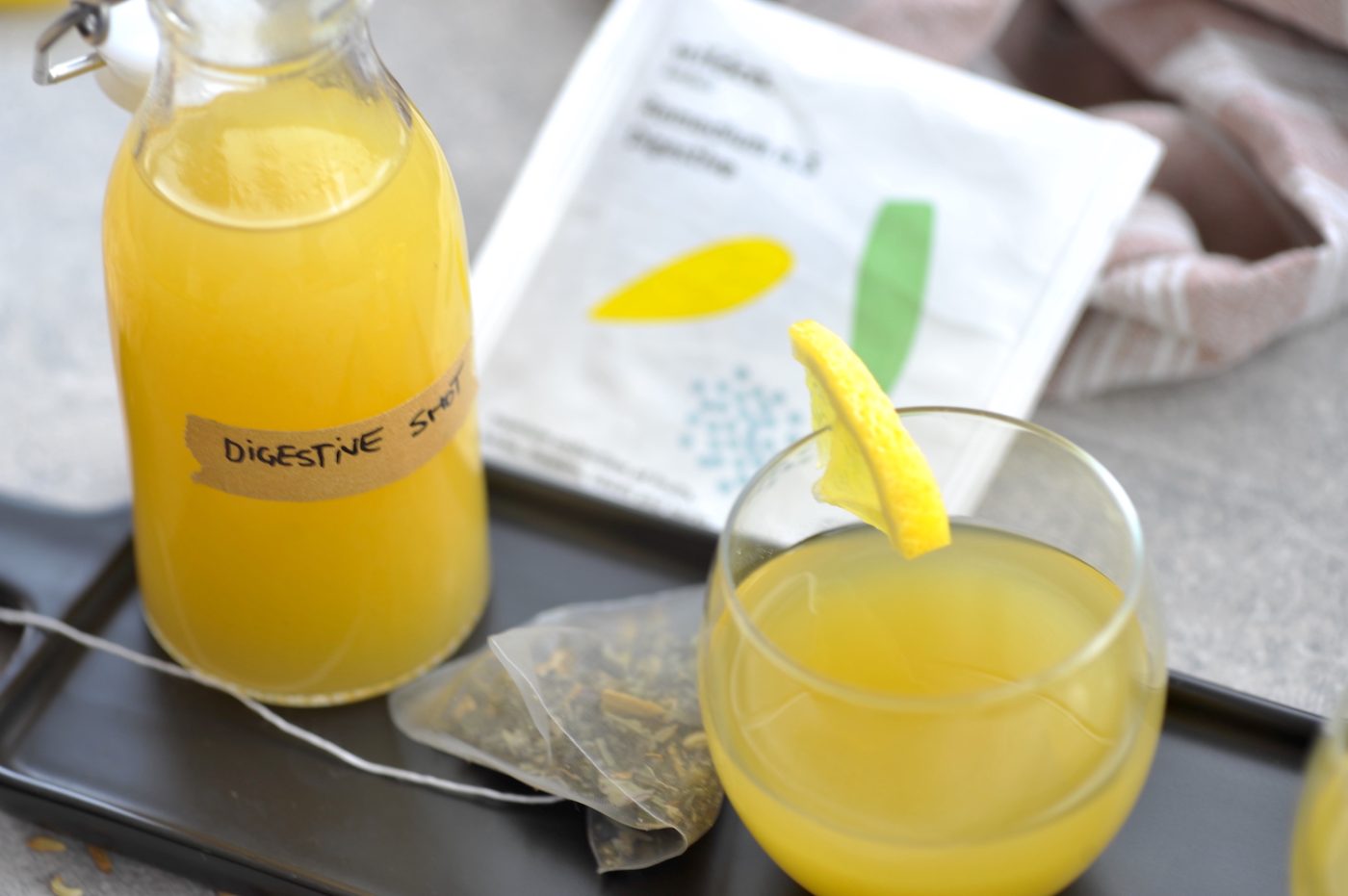 Shot di benessere + tisana Remedium n.3 - Digestive